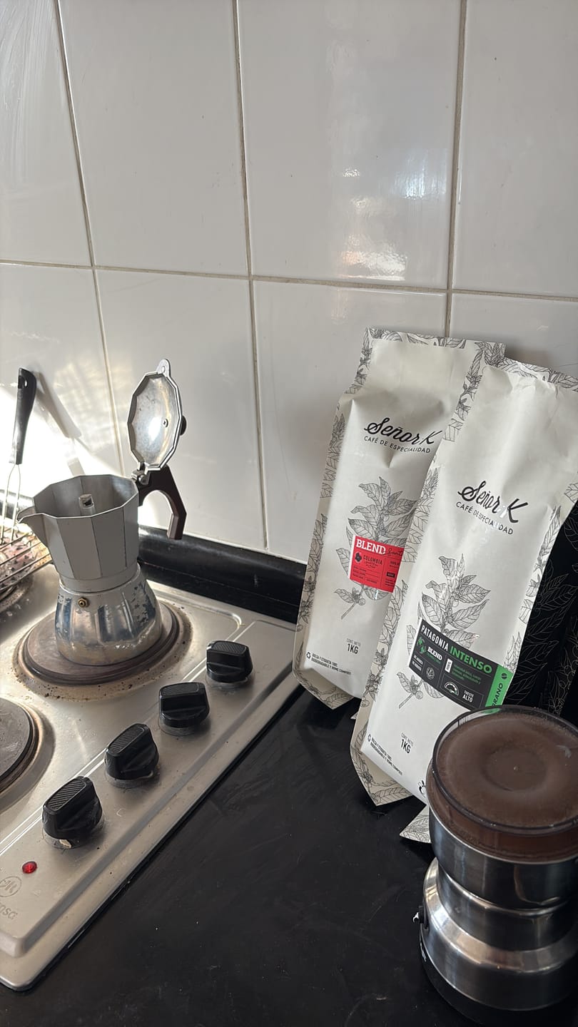 Customer photo review of Blend Patagonia Intenso Bolsa 1 KG | GRANO ENTERO