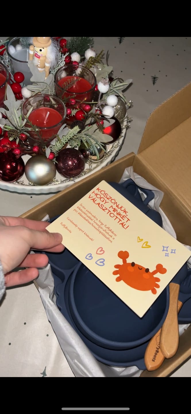 Customer photo review of PuffyRákcsi étkészlet