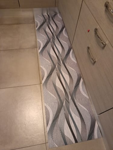Customer photo review of Tappeto Passatoia cucina a metraggio Stampato Cucina Antiscivolo Lavabile Antimacchia Multiuso onde varie misure