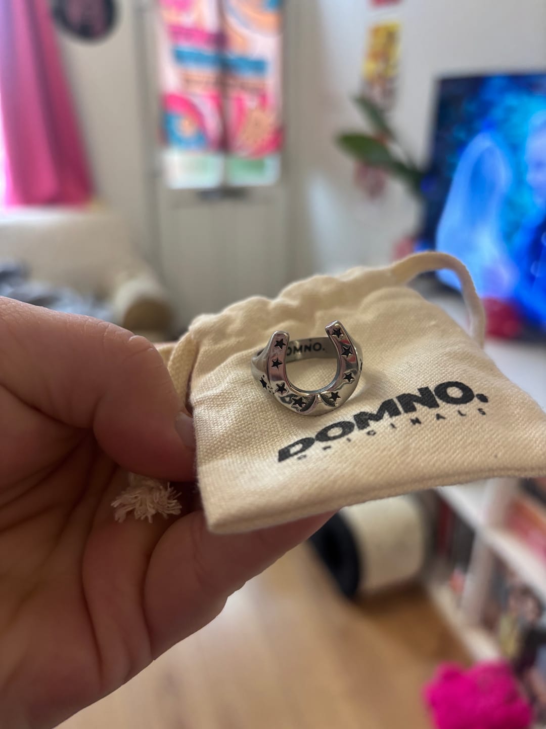 Customer photo review of Horse Shoe Ring