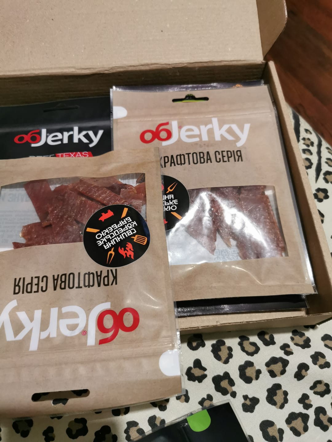 Customer photo review of ObJerky Крафтова Серія Свинина Корейське барбекю в'ялена, 50 гр.