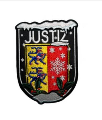 Customer photo review of Justiz Xmas Textil Länderpatches