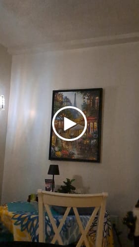 Customer video review of EIFFEL FLEURS CANVAS