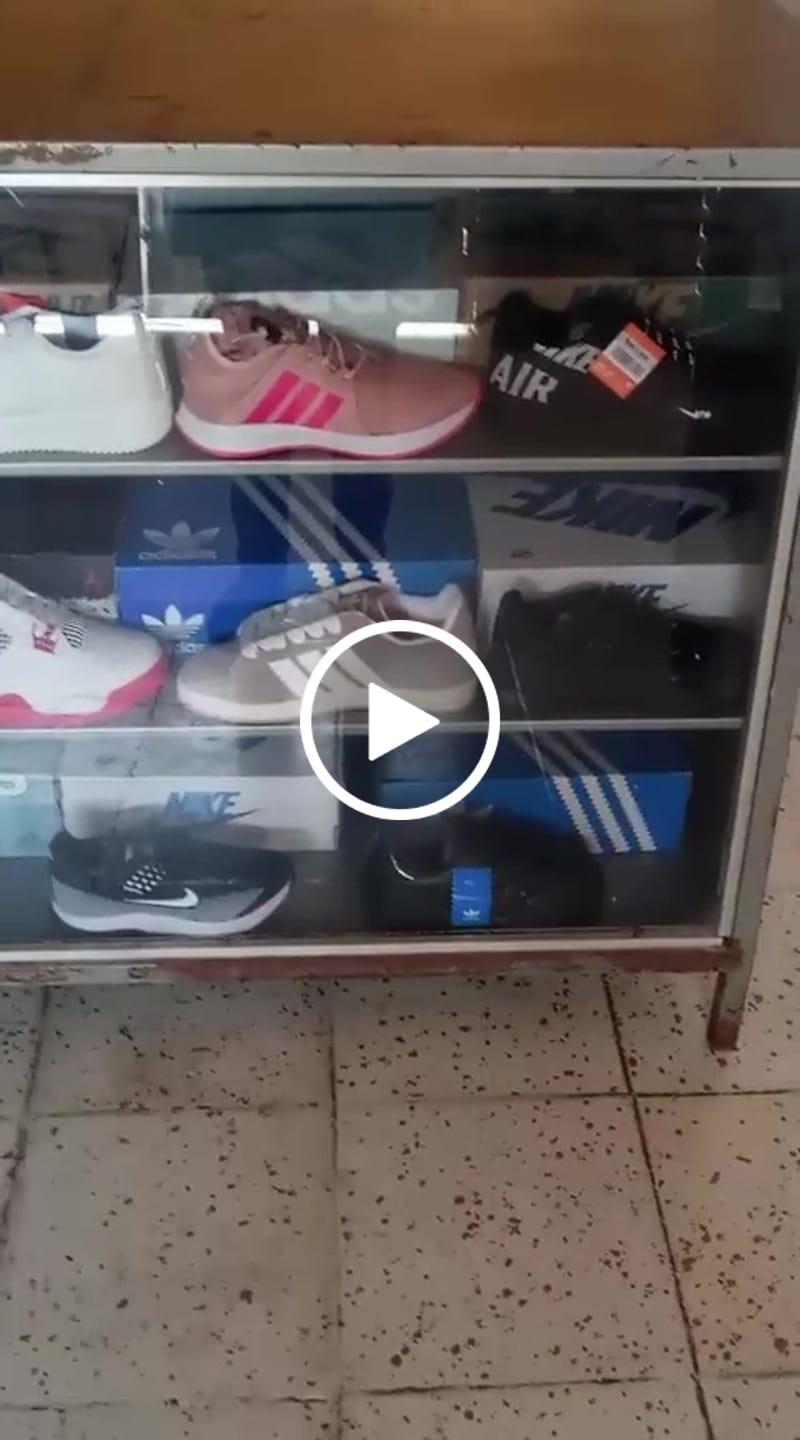 Customer video review of Tenis Dunk Low Blanco Gris
