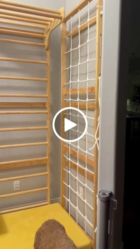 Customer video review of Indoor Playset Mat – Cushioned Floor Mat Compatible with Avenlur Walnut Climber