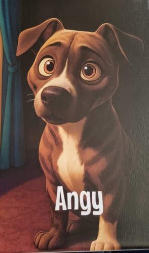 Customer photo review of Dein Haustier als Cartoon - Individuelle Leinwand