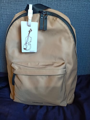 Customer photo review of Carter Backpack - Mocha