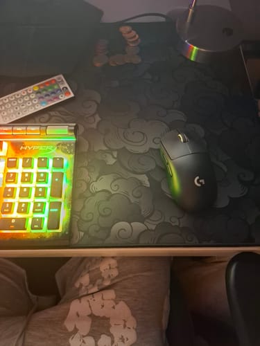 Customer photo review of Cloud Black | Mousepad