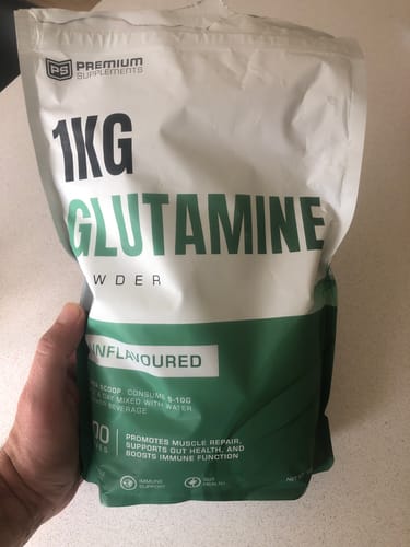 Customer photo review of L-Glutamine