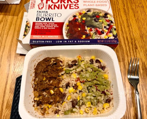 Customer photo review of Fajita Burrito Bowl