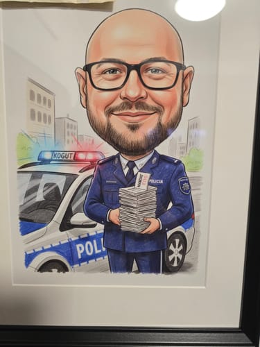 Marcin K. review of Policjant – Karykatura ze zdjęcia image 1 out of 1