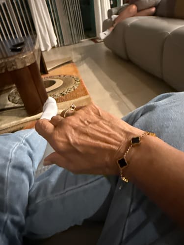 Customer photo review of Celine Clover Bracelet