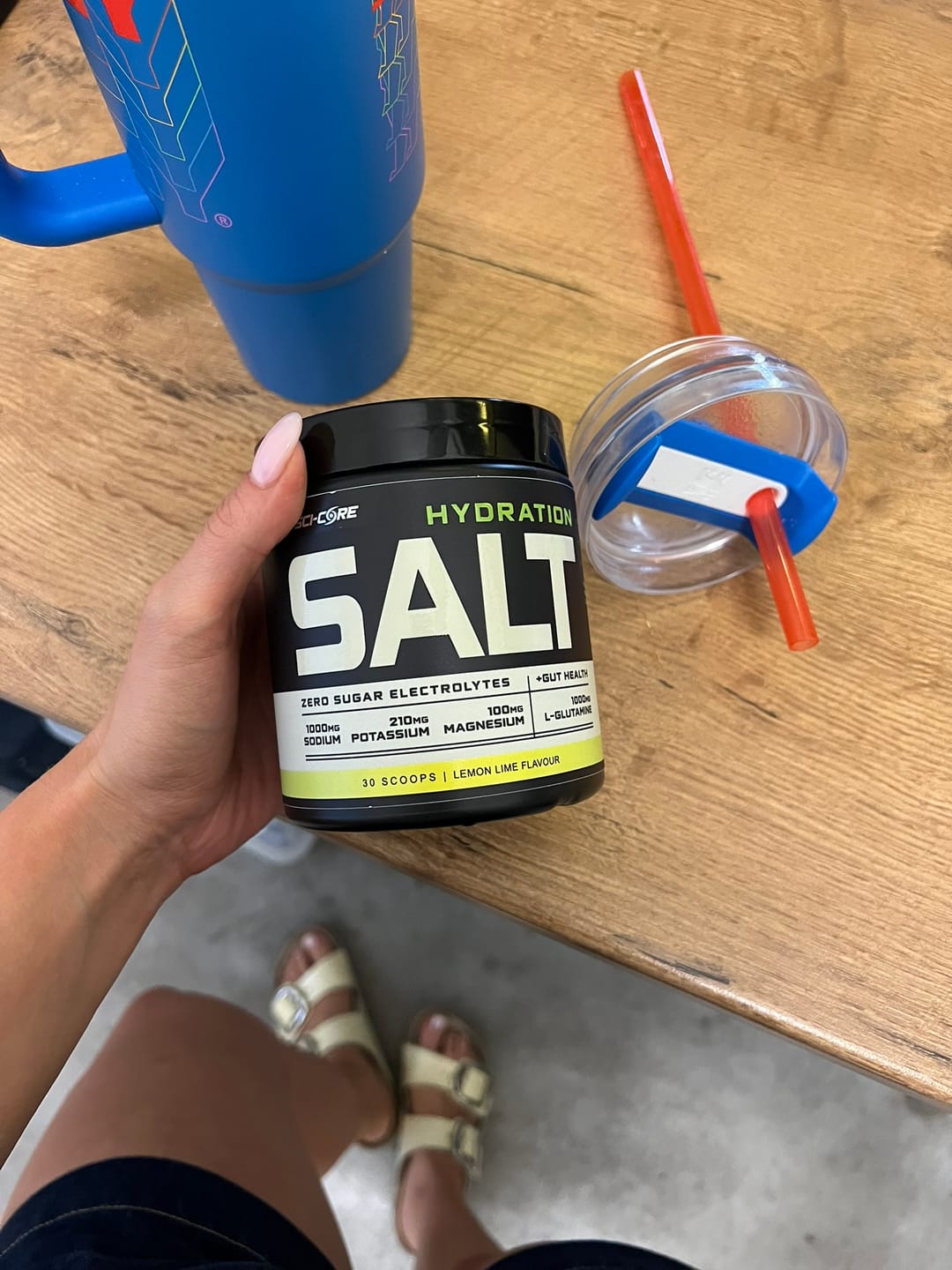 Customer photo review of HYDRATION SALT Lemon Lime