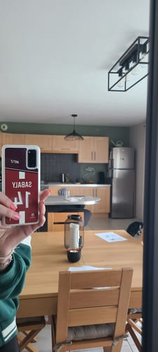 Customer photo review of Coque foot METZ personnalisable - TEAMCOQUES