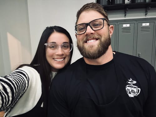 Customer photo review of CAFFEINE TEE