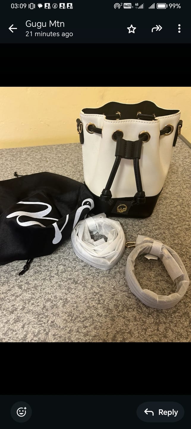 Customer photo review of The Monroe Bucket Bag