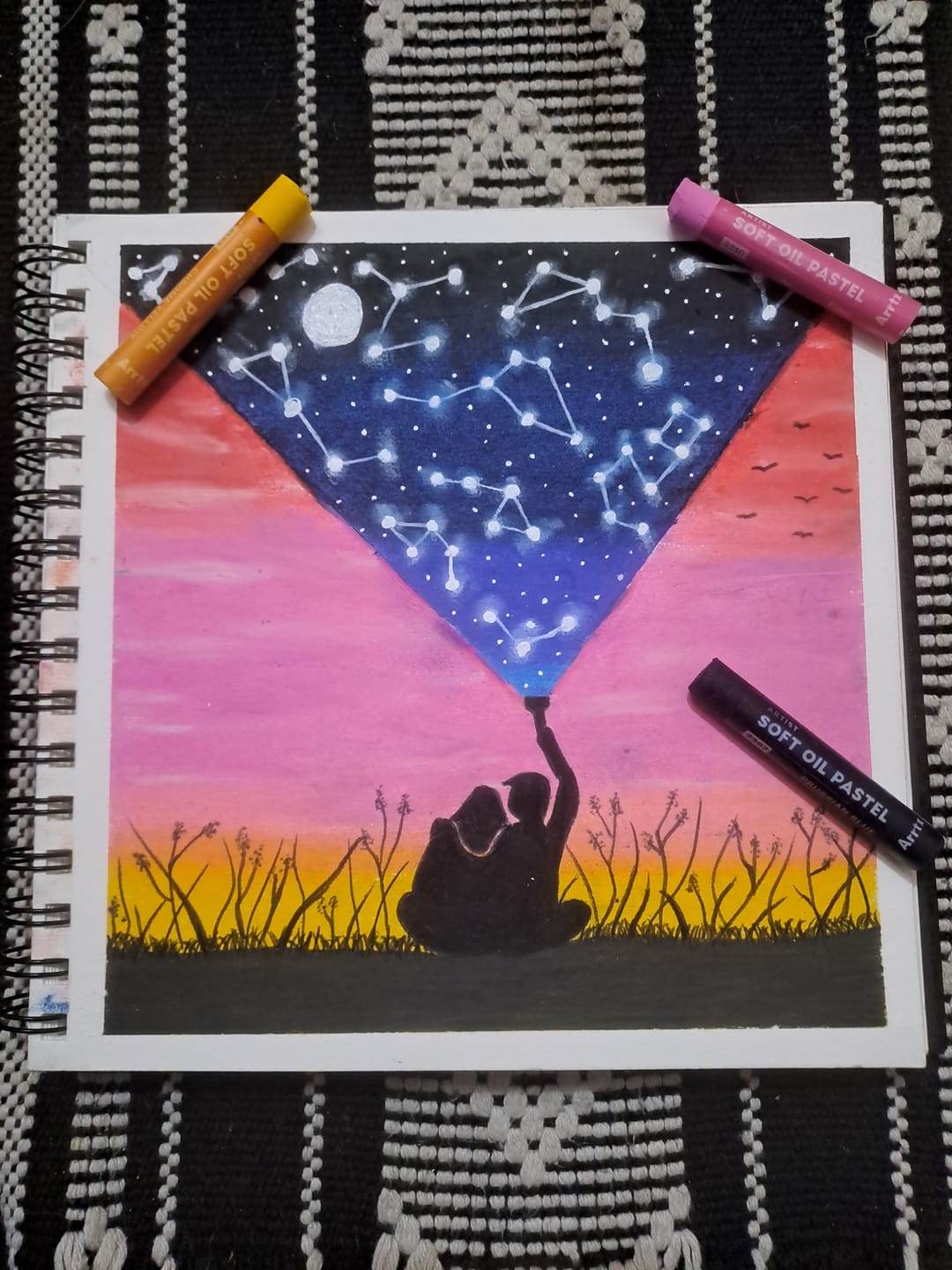 Customer photo review of Himi - Set 36 Pasteles al Óleo Oil Pastel