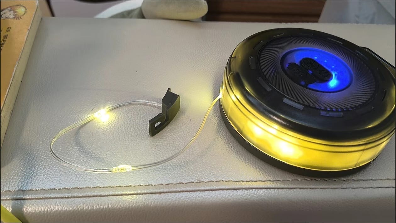 Customer photo review of Outdoor Camping LED Ambient Light – Portable Type‑C Rechargeable Flashlight with 6 Modes & Decorative String