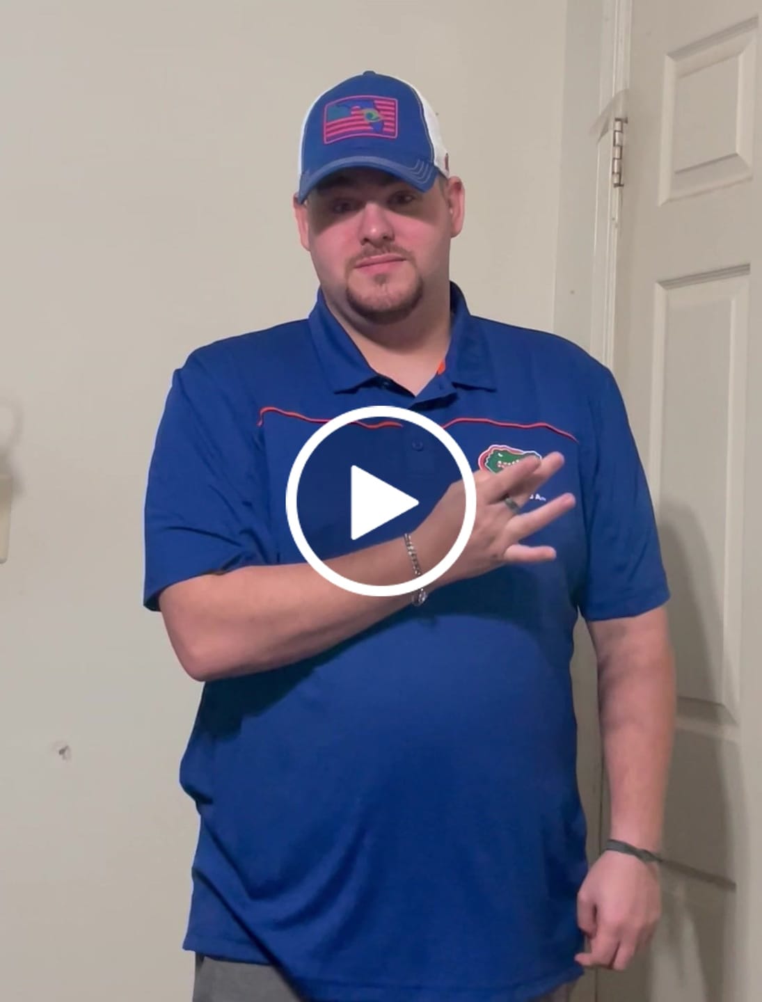 Customer video review of Richardson 111 Blue FL Performance Trucker Hat