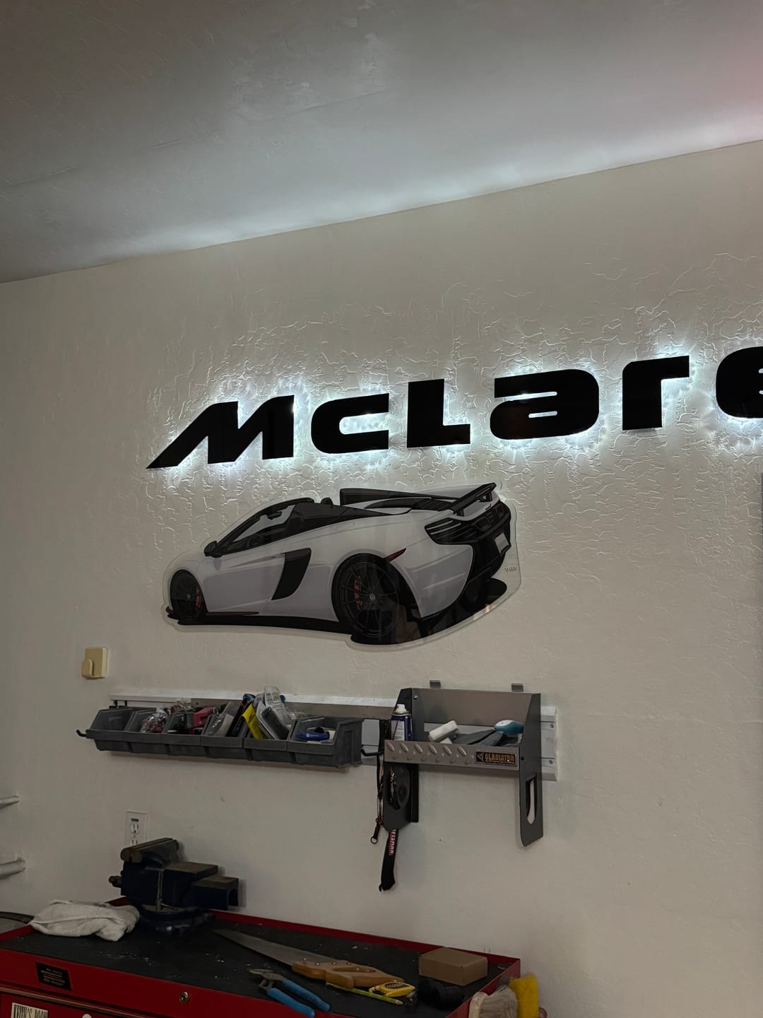 Customer photo review of Your Custom Car Acrylic Print Service