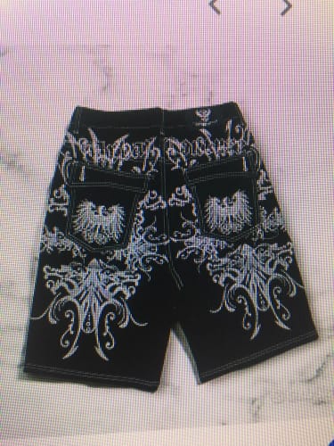 Customer photo review of DARK FALCON JORTS