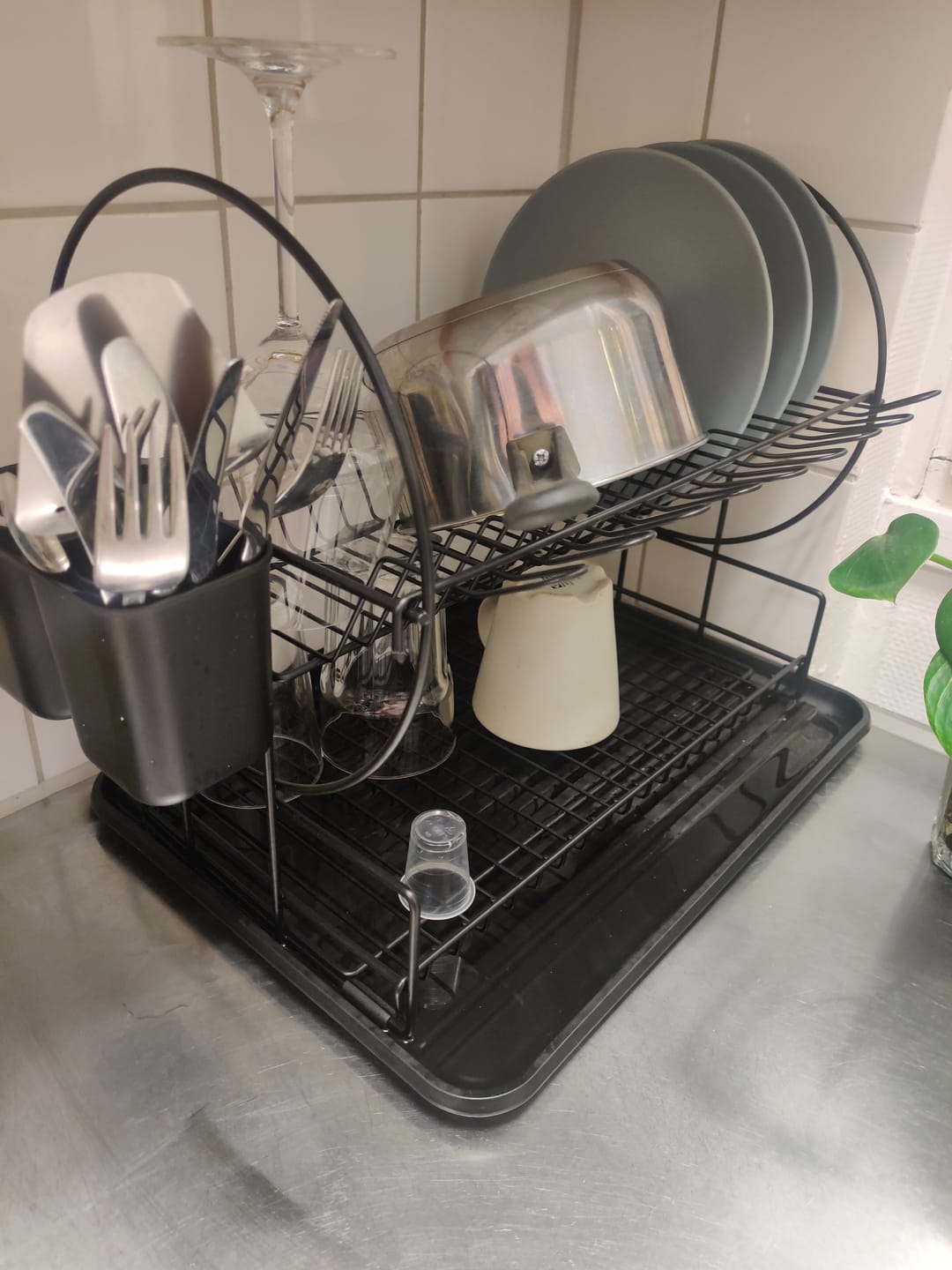 Customer photo review of Dorre Disa Diskställ 2 plan, Svart
