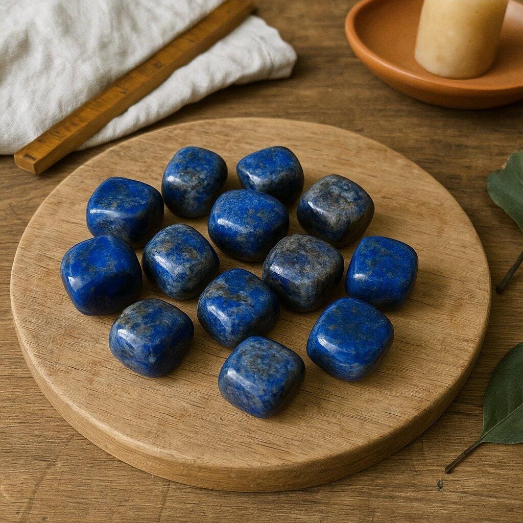 Customer photo review of Lapis Lazuli Healing Stones