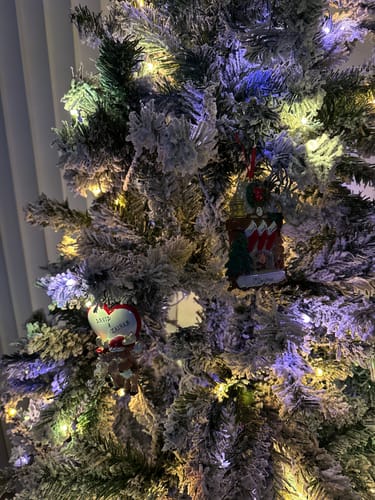 Customer photo review of Fireplace Stocking 3 Ornament