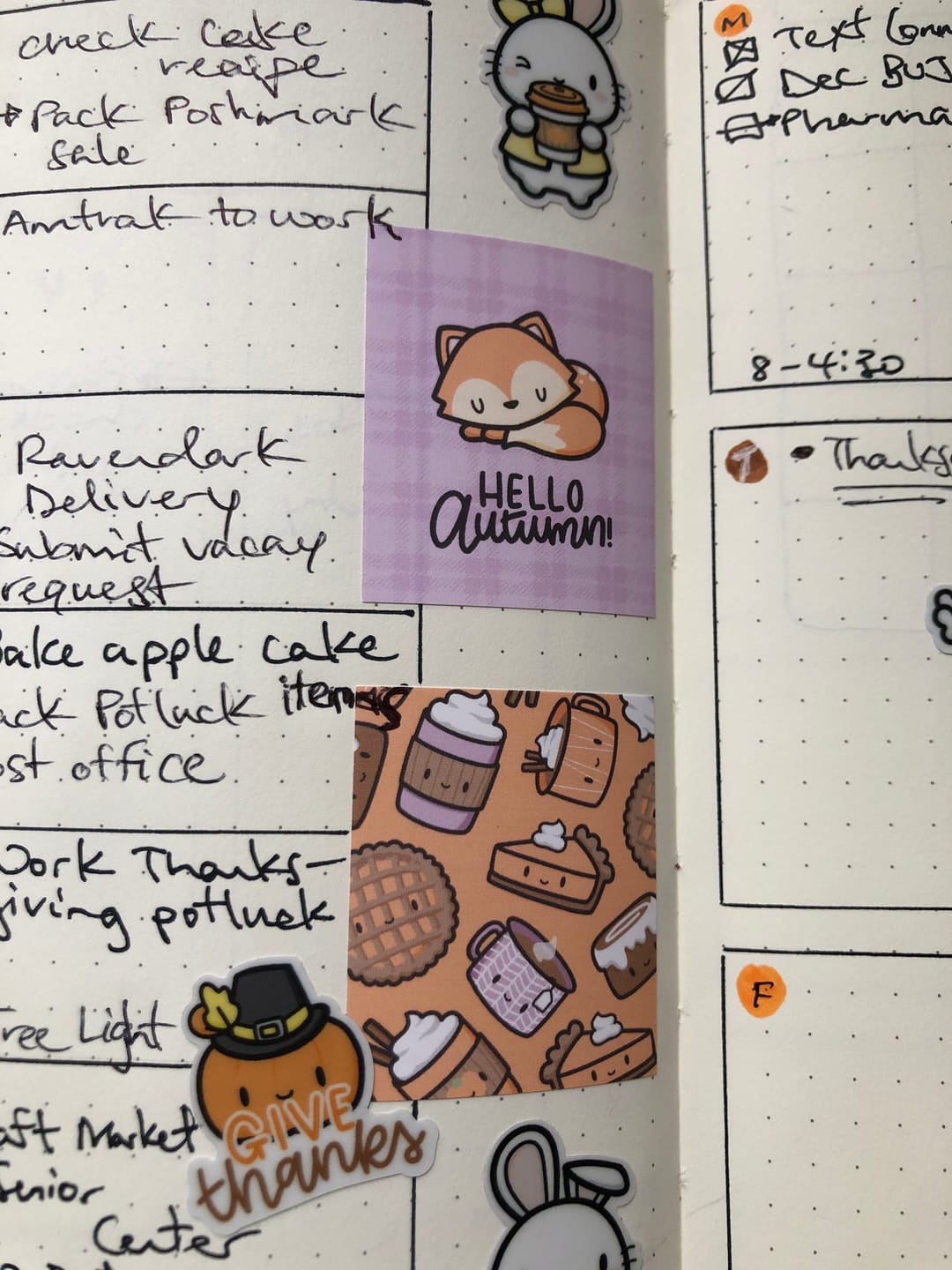 Customer photo review of Autumn Mini Planner Kit (Set of 2)