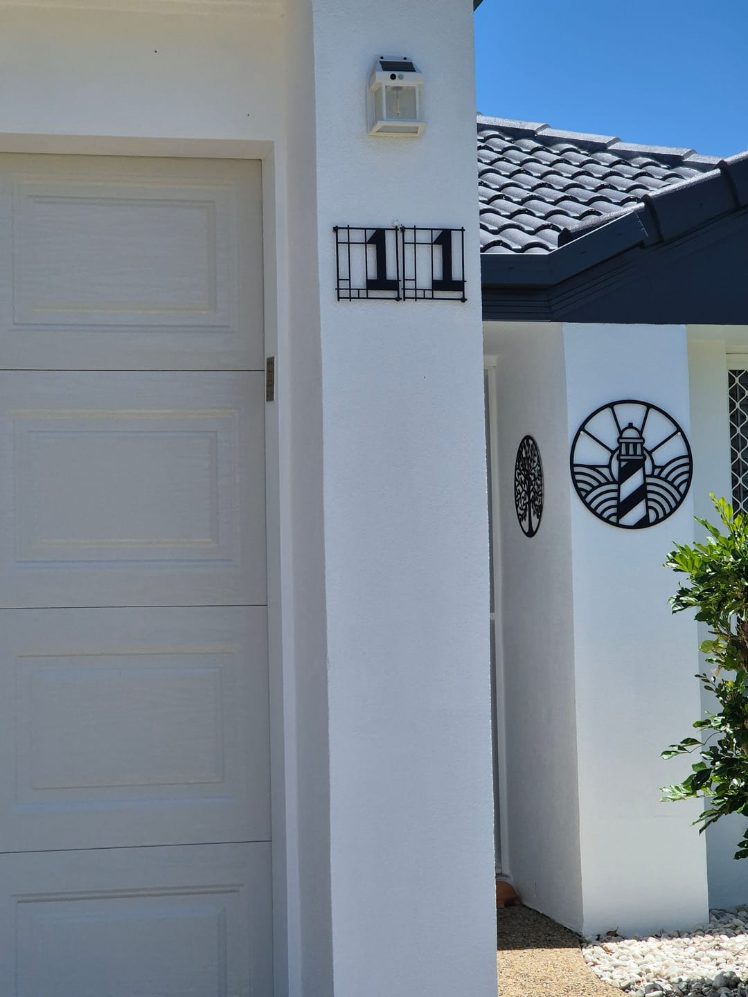 Customer photo review of Mondrian House Numbers