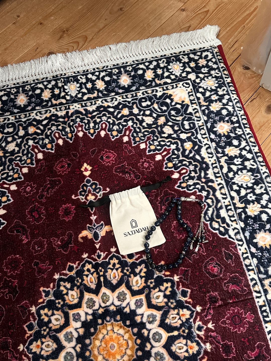 Customer photo review of Moroccan Padded Prayer Mat