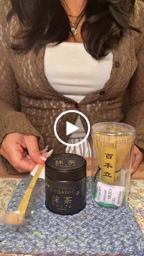 Customer video review of Chashaku Bamboo Spoon