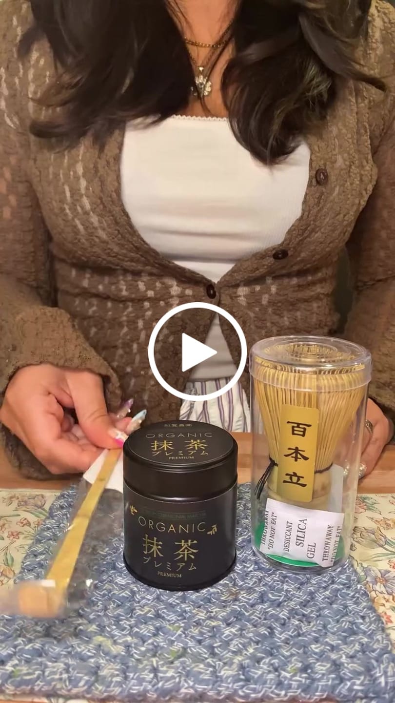 Customer video review of Chashaku Bamboo Spoon