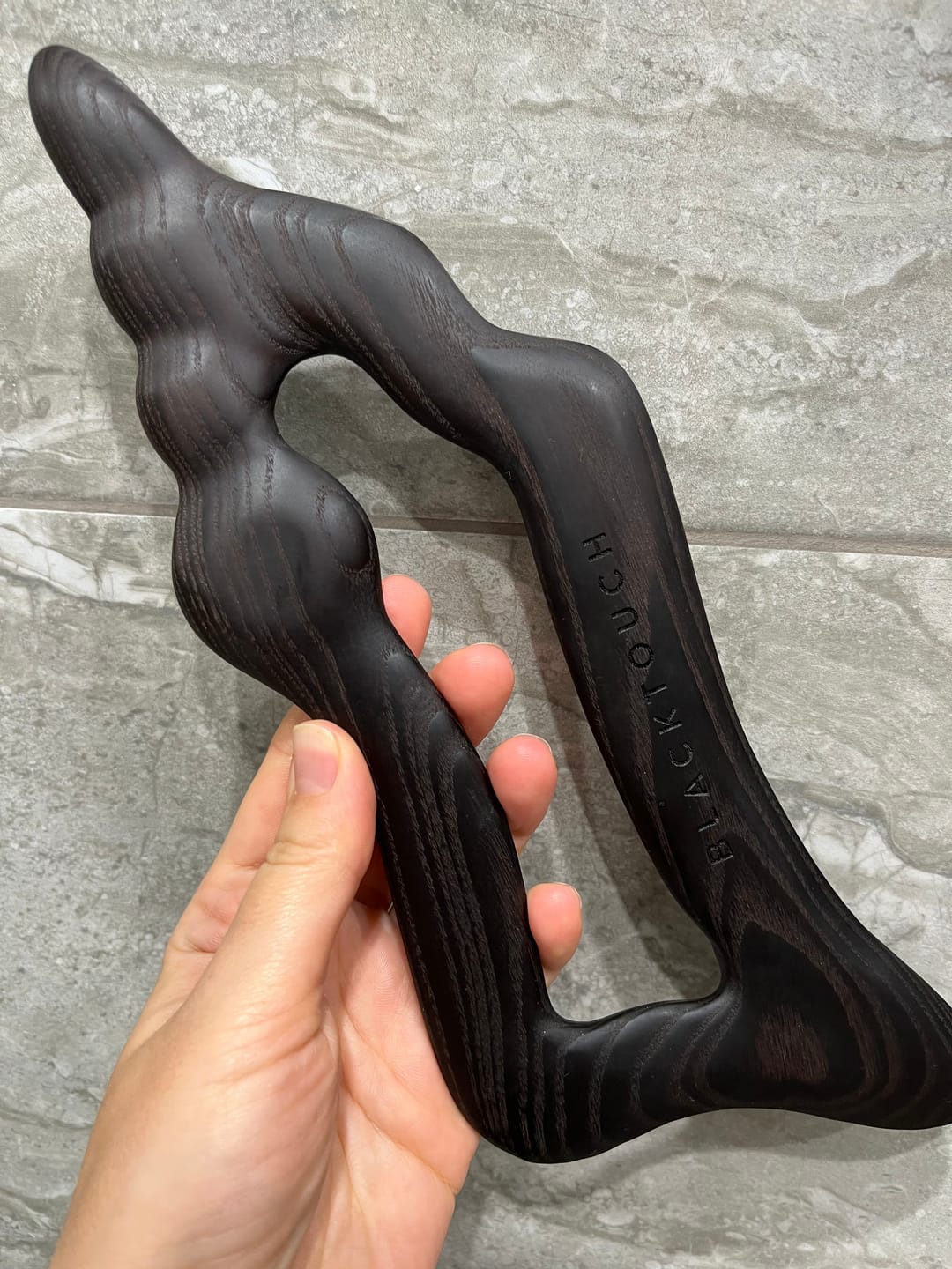 Customer photo review of Дерев'яний шкребок Body Blur для гуа-ша масажу тіла