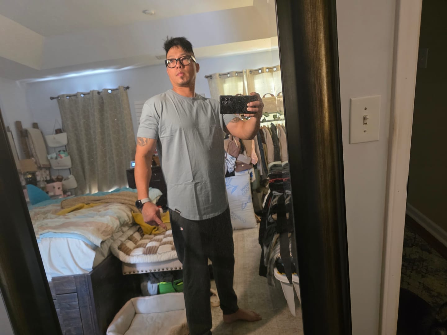 Customer photo review of 021 ESSENTIAL DROP-CUT T-SHIRT - OG BUNDLE