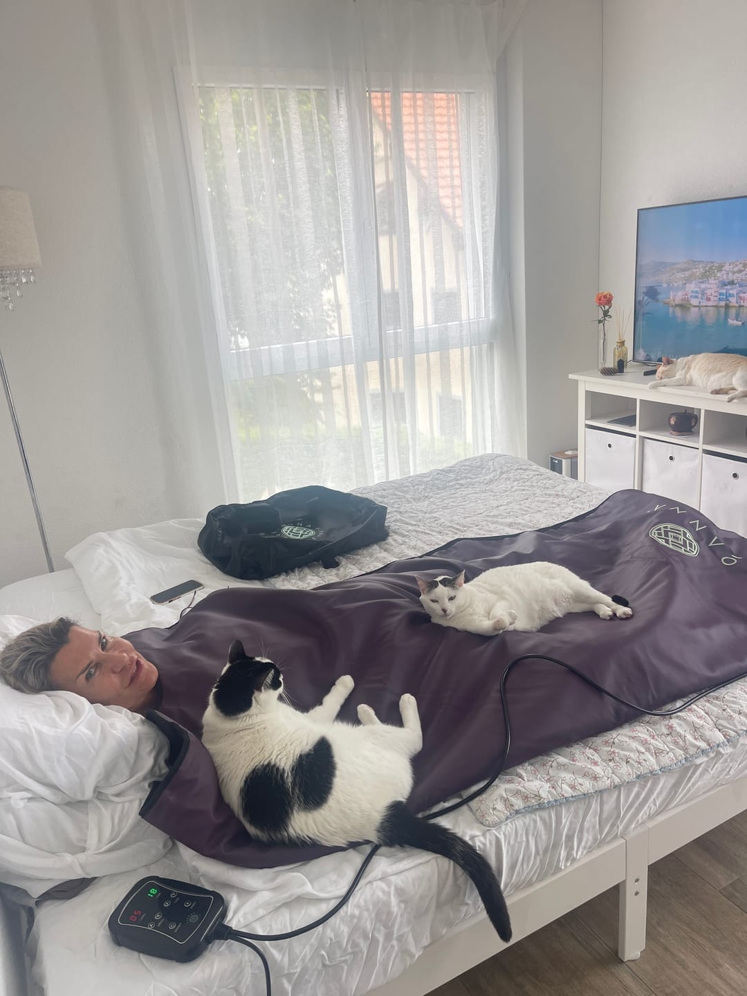 Customer photo review of Koanna® Infrared Sauna Blanket