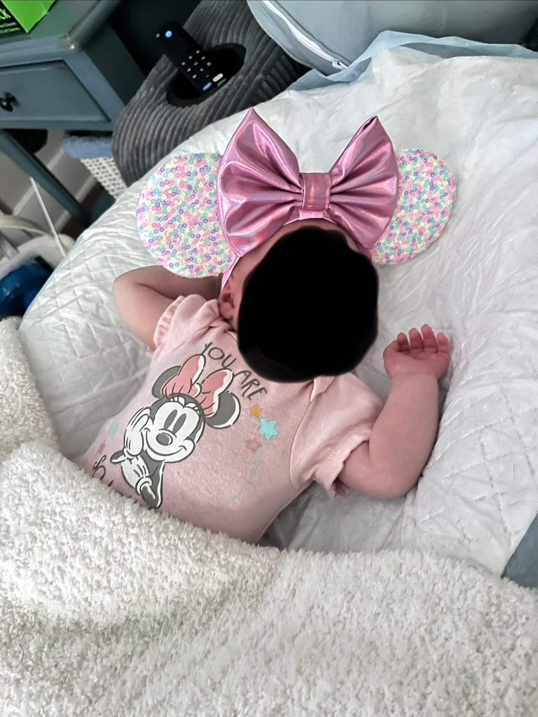 Customer photo review of Pink Confetti Mommy & Me Mickey Ears