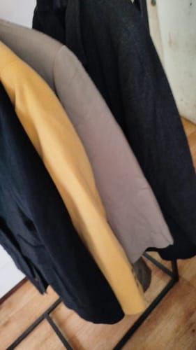 Customer photo review of Perchero industrial Metal BLACK