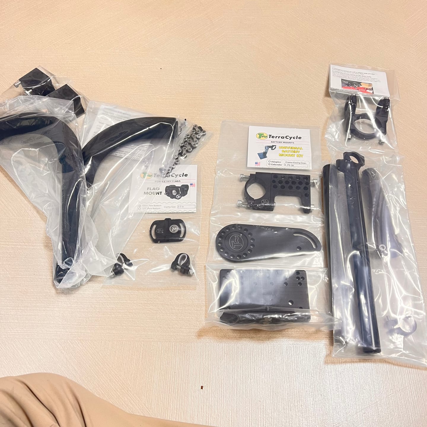Customer photo review of TerraTrike Spyder Assist Arms