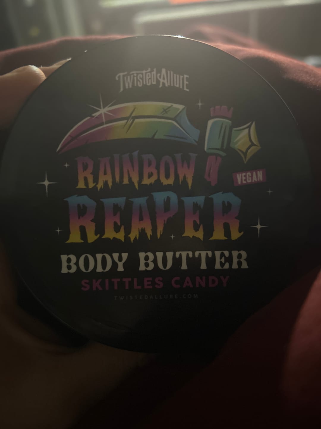 Customer photo review of Rainbow Reaper Body Butter