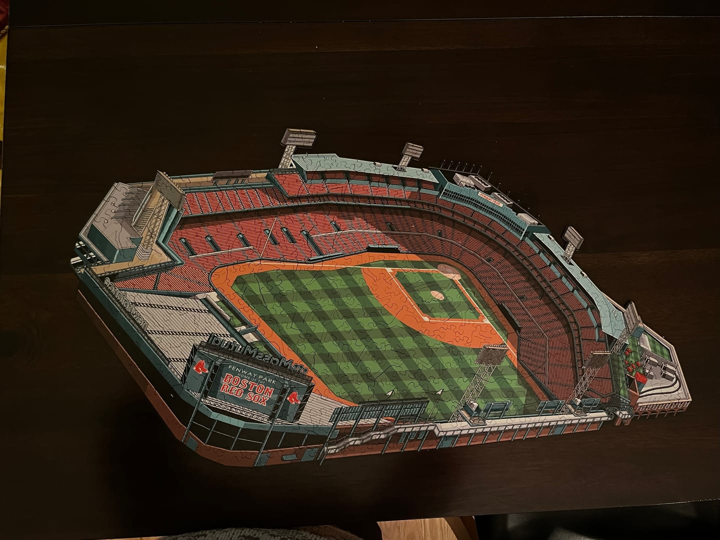 Customer photo review of Boston Red Sox™ Fenway Park Stadium - Wooden Puzzle