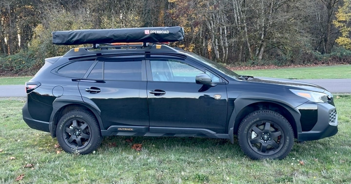 Customer photo review of OPENROAD 90-Degree Quick-open Awning