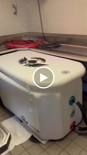 Customer video review of Arctic Triumph Cold Plunge Tub + Chiller Bundle