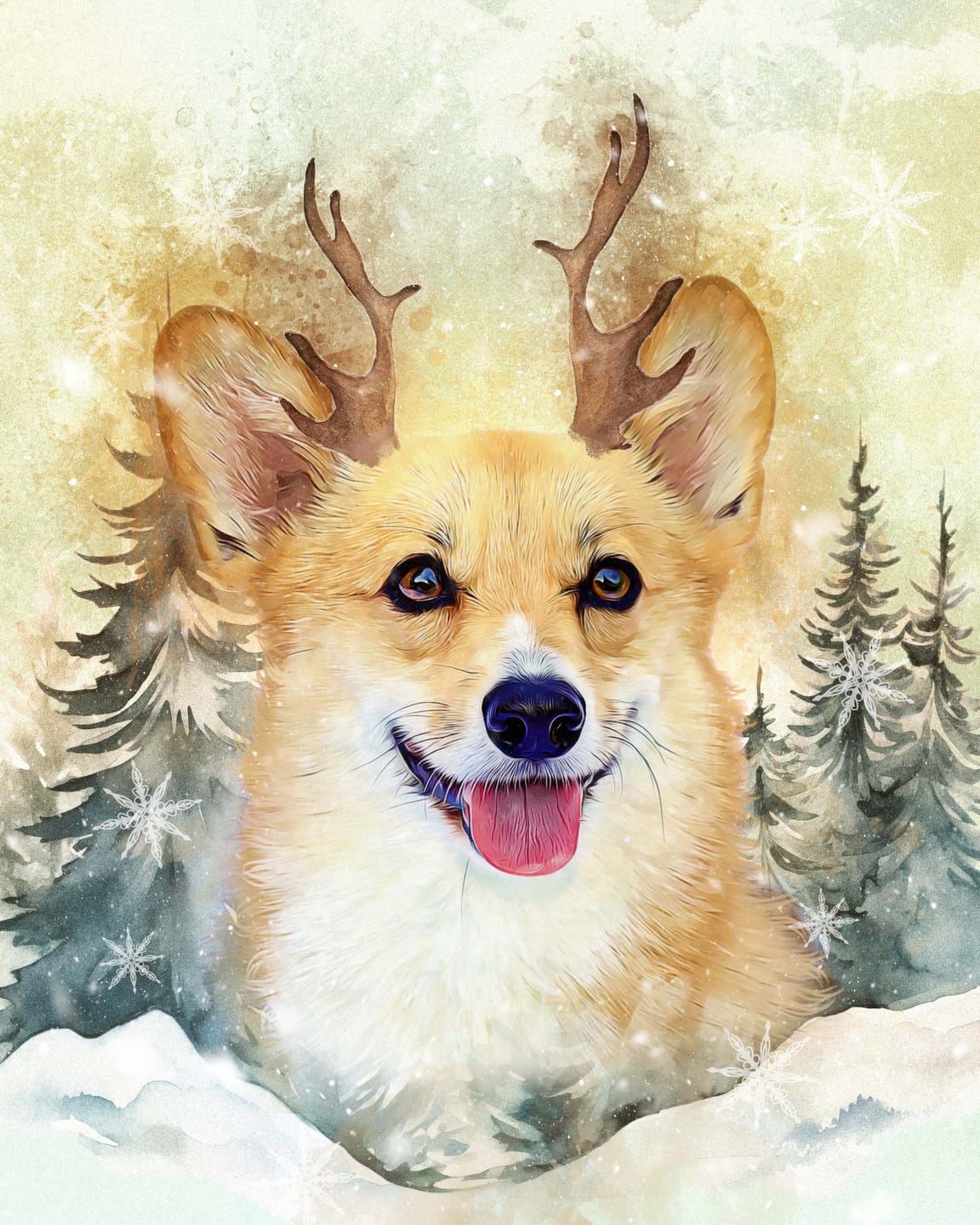 Customer photo review of Pet Art Canvas Print