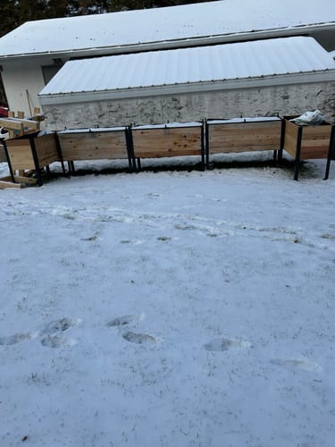 Customer photo review of 18" x 48" Raised Garden Bed - 30" TALL