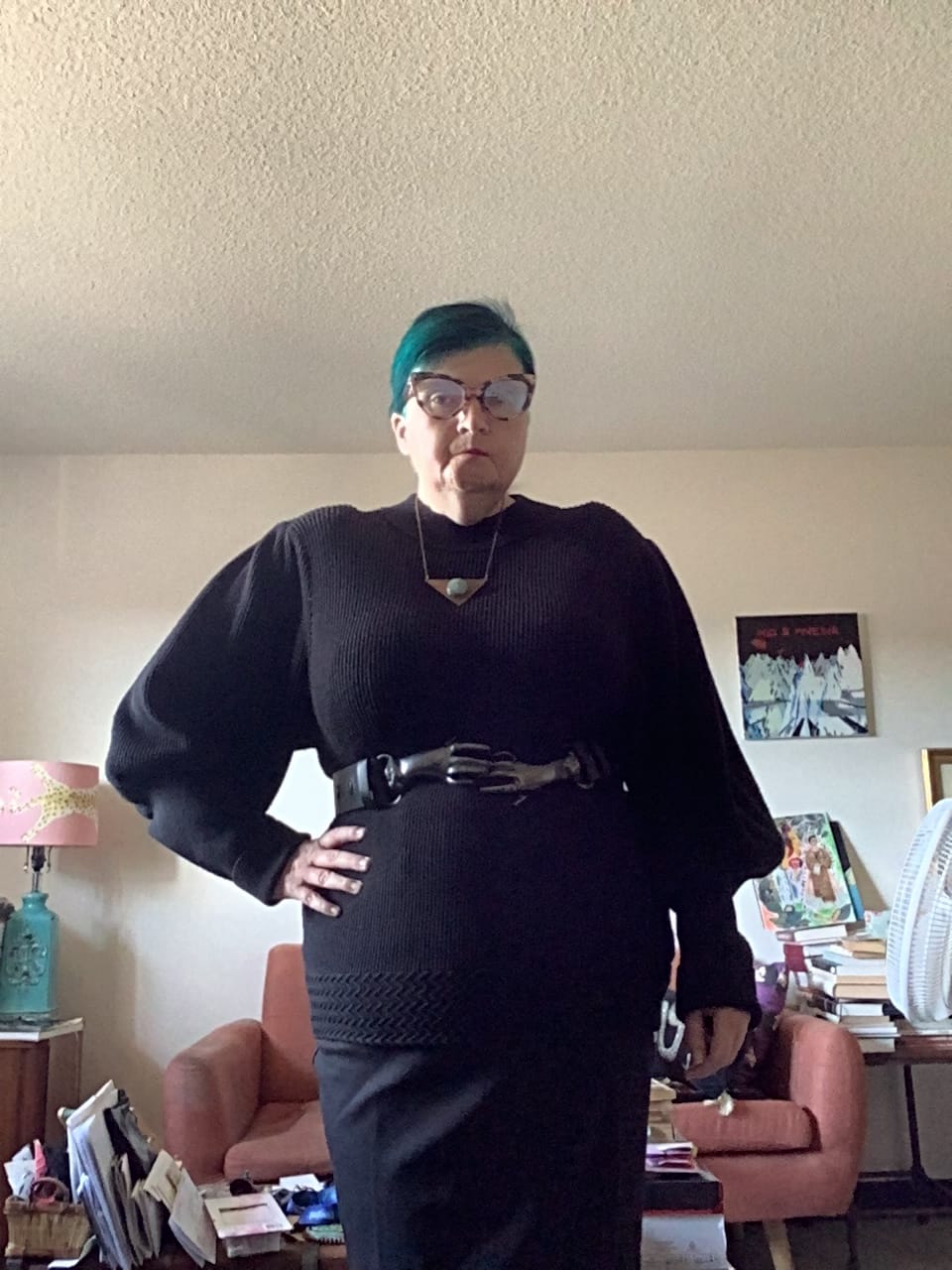 Customer photo review of Victorian Hands Belt in Gunmetal