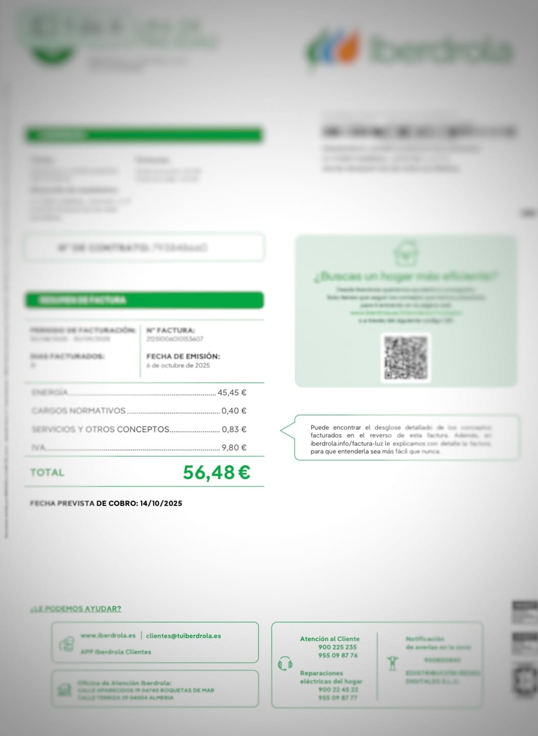 Customer photo review of Asesoría Energética