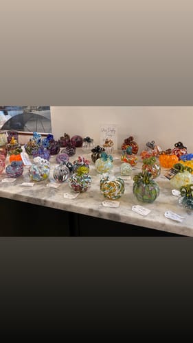 Customer photo review of Classic 1 Hour Glassblowing Class