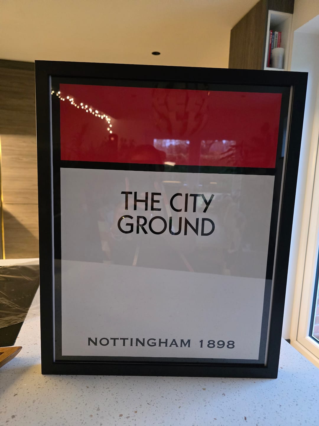 Customer photo review of Personalised Street Name Print