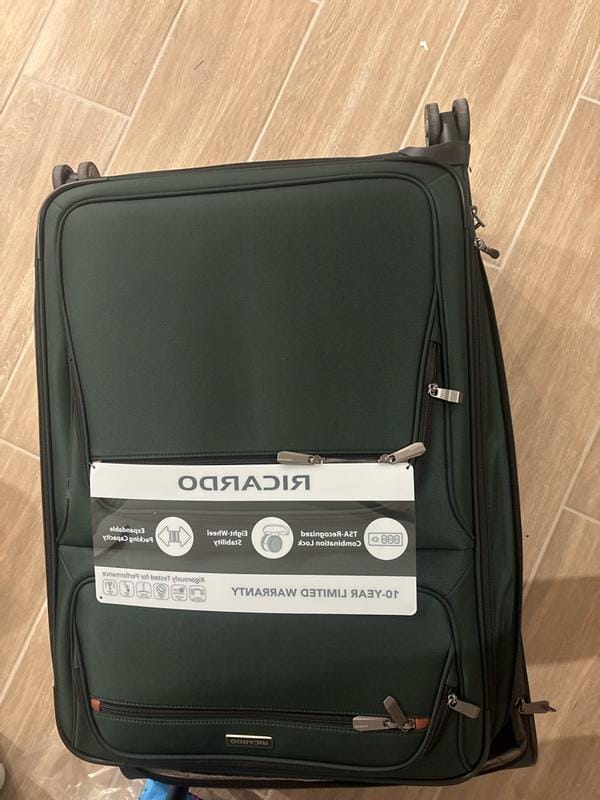 Customer photo review of Montecito 3.0 Softside Large Check-In Expandable Spinner
